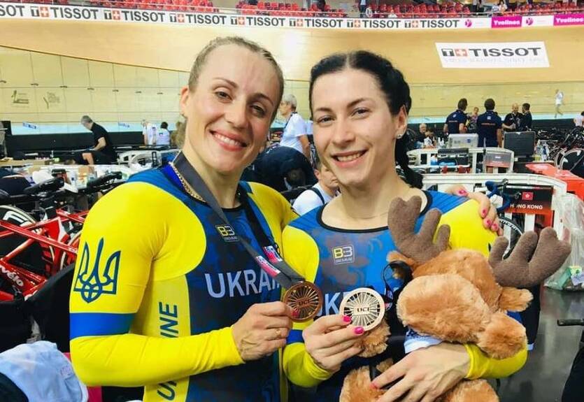 Сборная Украины добыла две награды в первый день Кубка мира по велотреку