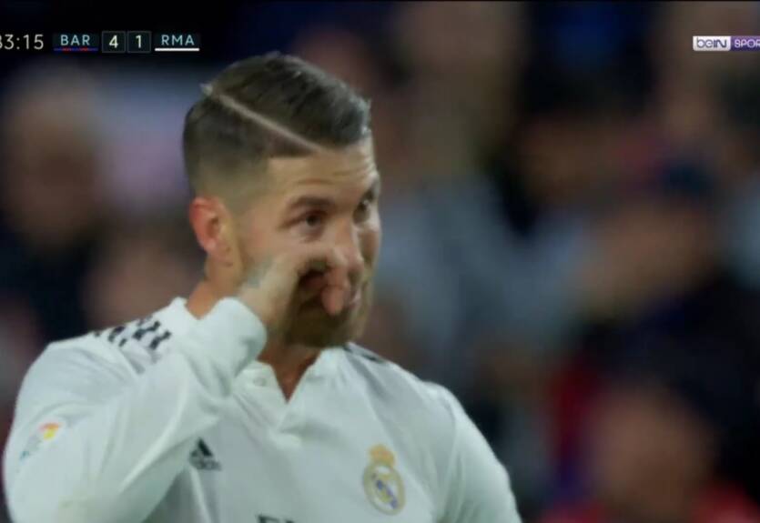Рамос пустил слезу после того, как "привез" гол в матче с Барселоной Рамос пустил слезу после того, как "привез" гол в матче с Барселоной