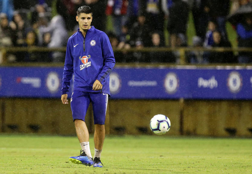 Морату позвали сняться в рекламе, но он не смог забить с трех метров