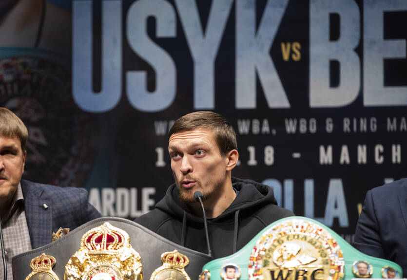 Усик: Когда завоюю титулы в супертяжелом весе, завершу карьеру Усик: Когда завоюю титулы в супертяжелом весе, завершу карьеру