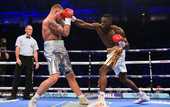 Первый бой вечера бокса Усик – Беллью завершился жуткой травмой лица боксера
