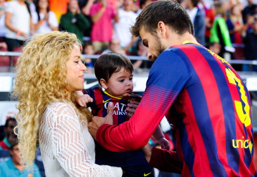 Шакира бурно отреагировала на гол сына