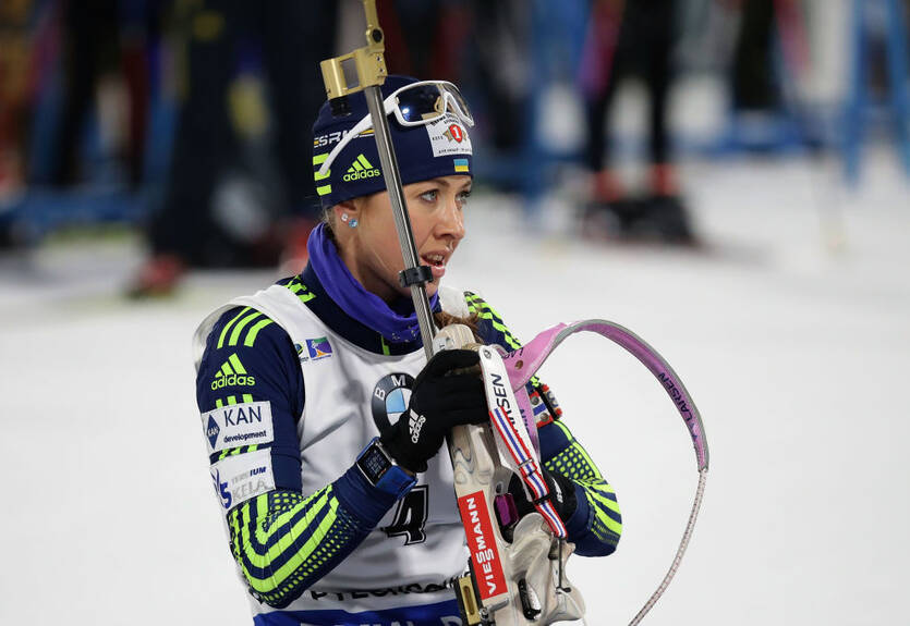 Биатлон: Джима выиграла контрольный старт в Обертиллахе