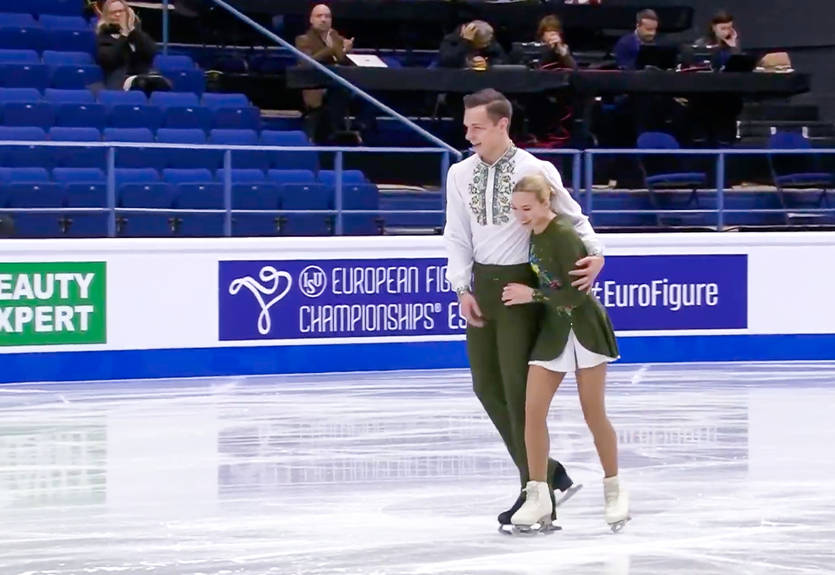 Украинская спортивная пара вошла в топ-10 на ЧЕ по фигурному катанию Украинская спортивная пара вошла в топ-10 на ЧЕ по фигурному катанию