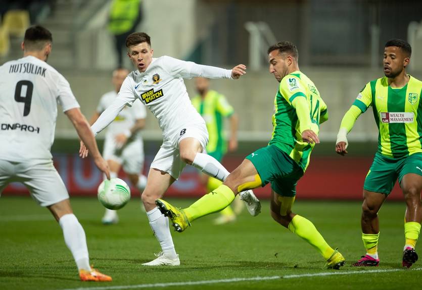 АЕК - Дніпро-1 1:0 Відео голу та огляд матчу Ліги конференцій