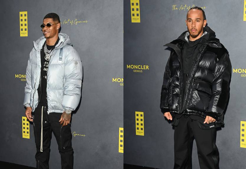 "До встречи, чемп": Рэшфорд встретился с чемпионом мира Формулы 1 на London Fashion Week