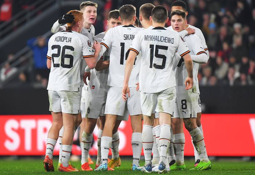 Ренн - Шахтер 2:1 видео голов и лучших моментов матча Лиги Европы