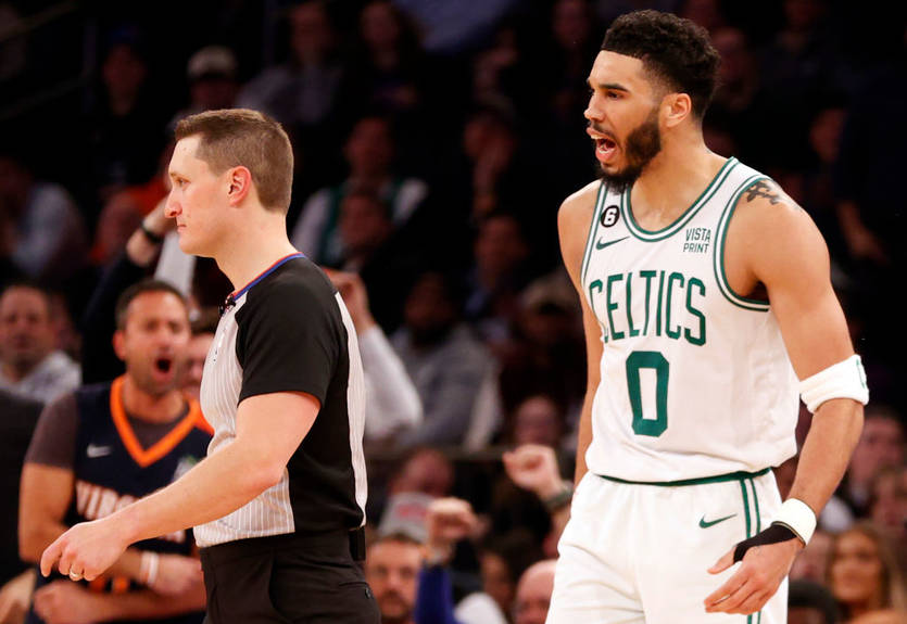 "Хорошо для репутации": Тейтум впервые в карьере был удален из матча НБА "Хорошо для репутации": Тейтум впервые в карьере был удален из матча НБА