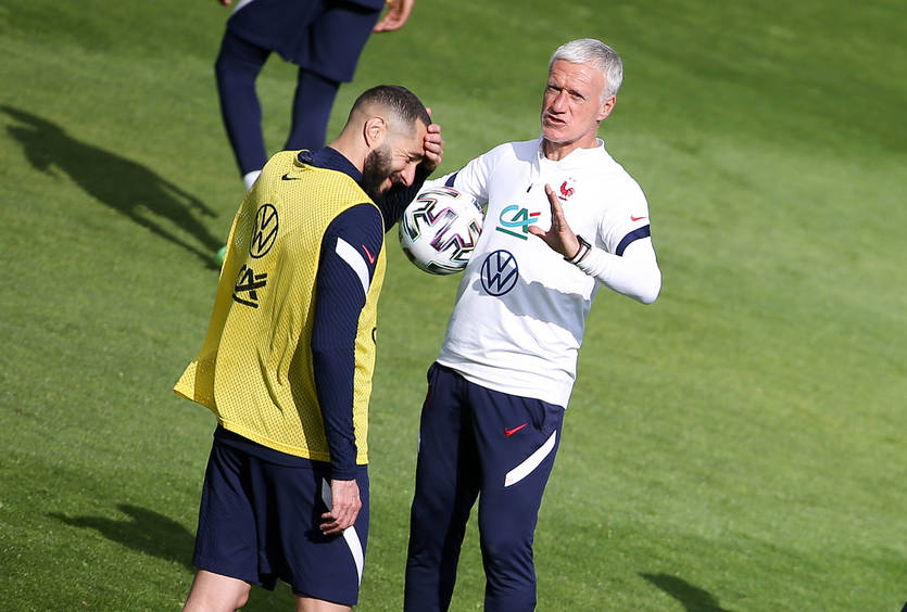 Бензема та Дешам / France Football