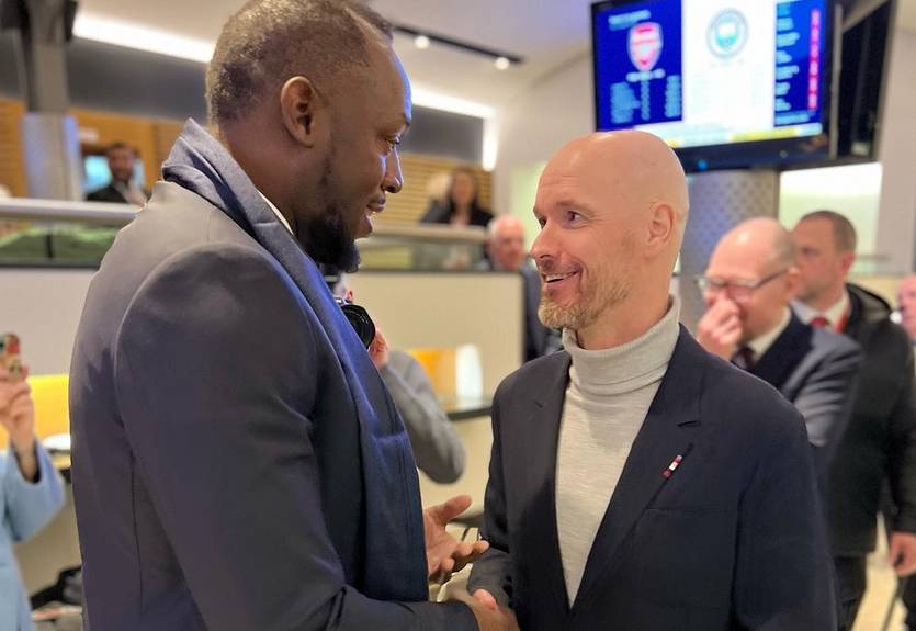 "Дякую, що повернув славні дні": Усейн Болт у захваті від роботи тен Хага в Манчестер Юнайтед