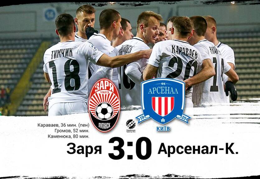 Заря разгромила Арсенал-Киев
