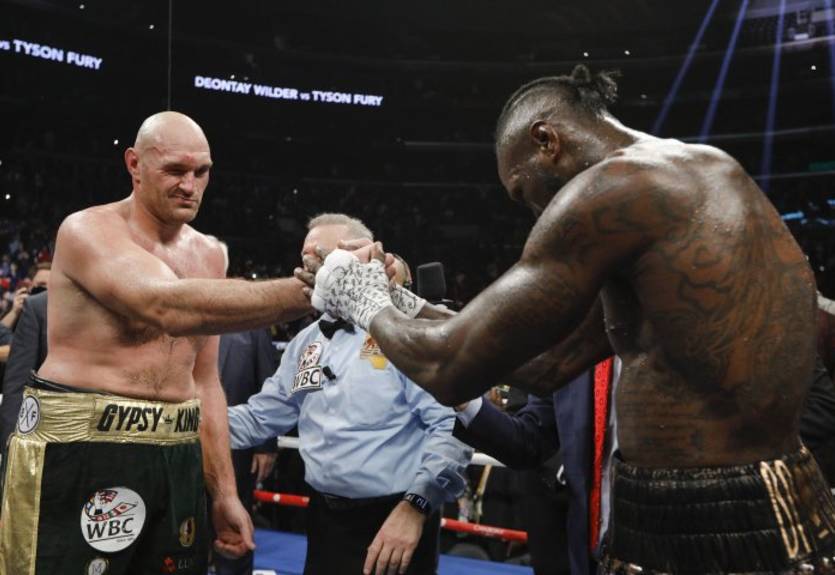 Фьюри начап подготовку к реваншу с Уайлдером