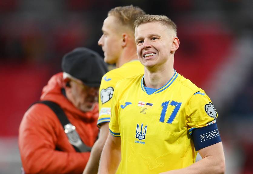 Зінченко - найкращий гравець збірної України у матчі проти Англії