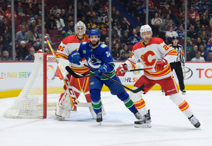 НХЛ: Ванкувер проиграл Калгари, Даллас разгромил Аризону