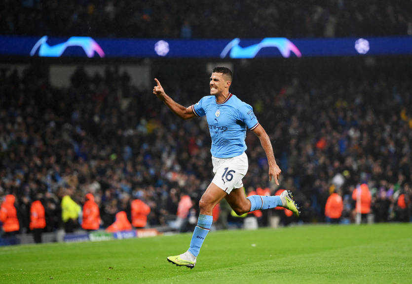 Родри отметился голом-"конфеткой" в матче с Баварией