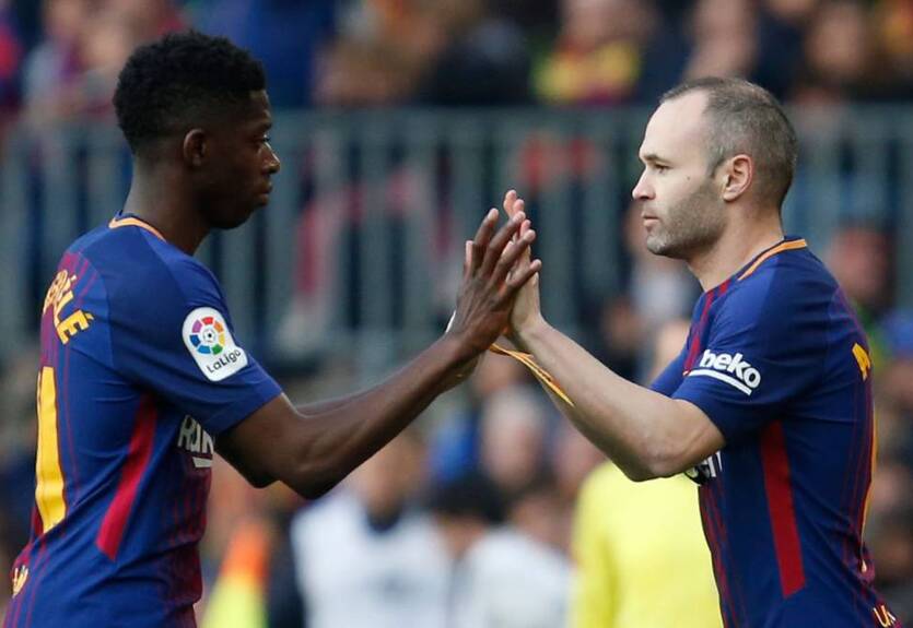 Иньеста: Нельзя казнить Дембеле за одну ошибку Иньеста: Нельзя казнить Дембеле за одну ошибку