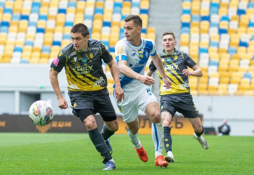 Рух - Динамо 1:1 Відео голів і найкращих моментів матчу чемпіонату України