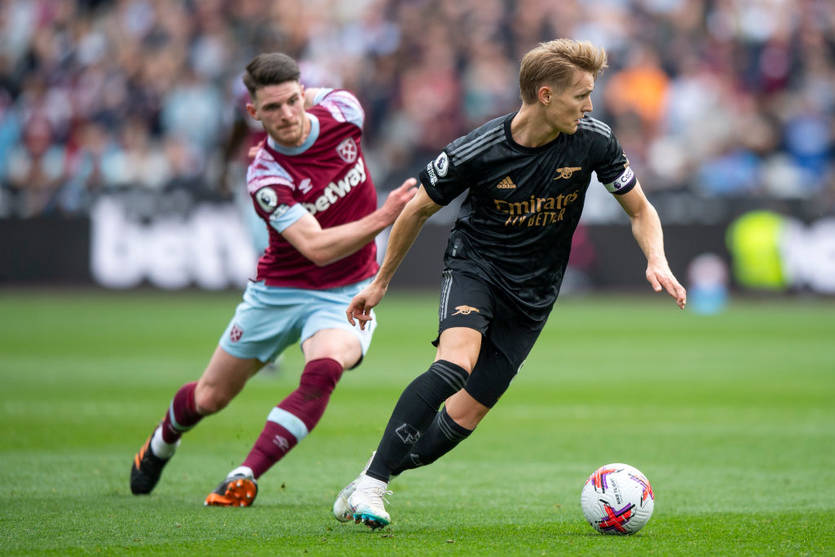 Деклан Райс і Мартін Едегор / Getty Images