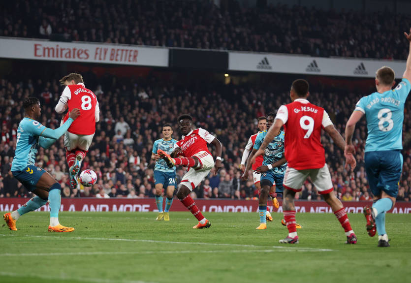 Арсенал відігрався на останніх хвилинах в неймовірному матчі з Саутгемптоном