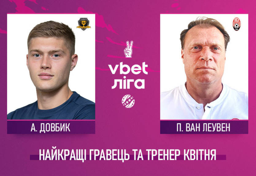 УПЛ визначила найкращого тренера та гравця у квітні