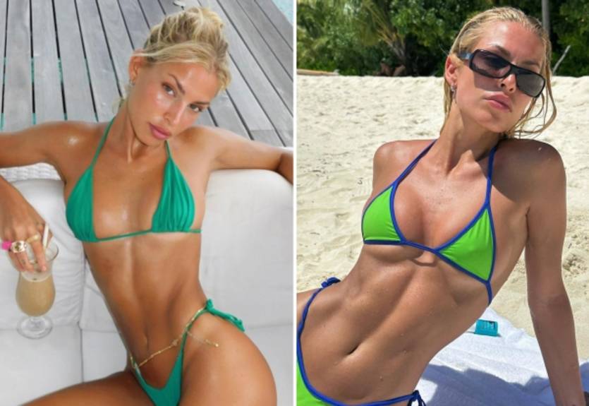 Девушка экс-звезды Барселоны может получить бан в Instagram за фото, где она полностью обнажена