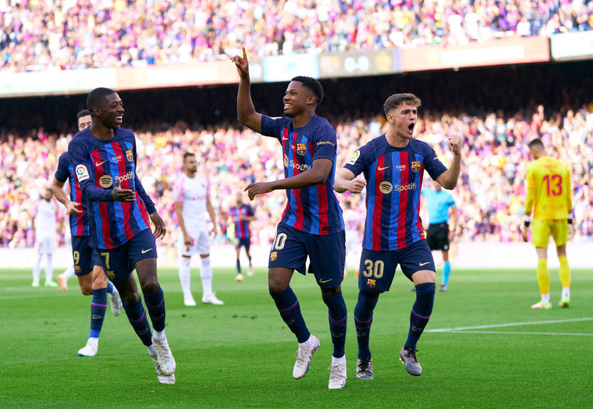 Дубль Фаті допоміг Барселоні розгромити Мальорку Дубль Фаті допоміг Барселоні розгромити Мальорку