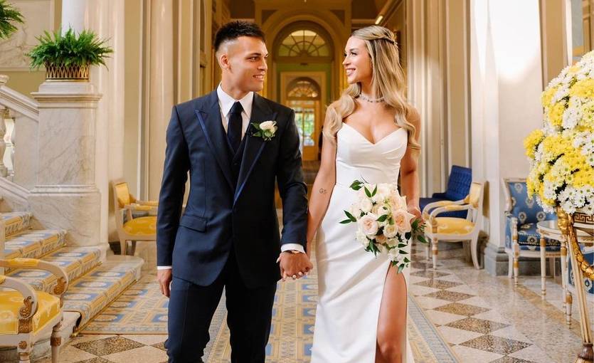 Лаутаро Мартінес із дружиною / instagram.com/lautaromartinez