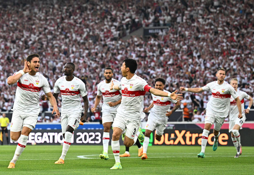 Все решено? Штутгарт уничтожил Гамбург в первом матче за вылет из Бундеслиги