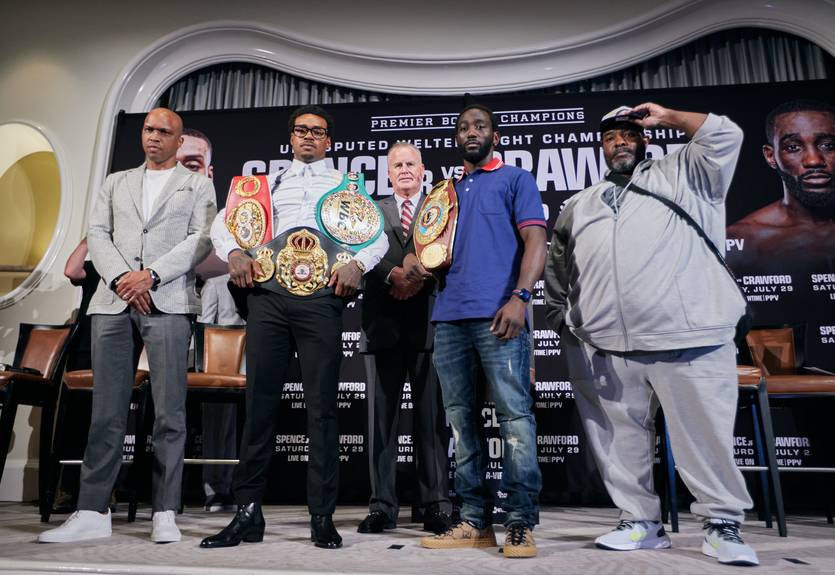 Спенс - Кроуфорд: відео першої битви поглядів Спенс - Кроуфорд: відео першої битви поглядів