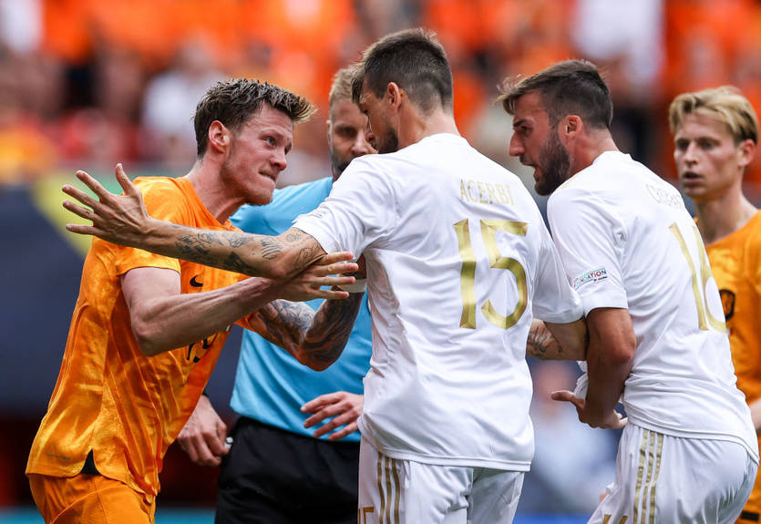 Нидерланды - Италия 2:3 видео голов и лучших моментов матча Лиги наций