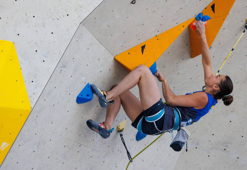 Скелелазіння на Европейских играх: Казбекова зупинилася за крок від медалі з боулдерингу