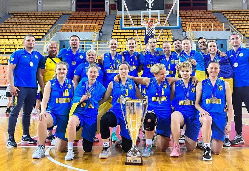 Дефлимпийские сборные Украины стали призерами чемпионатов мира по баскетболу