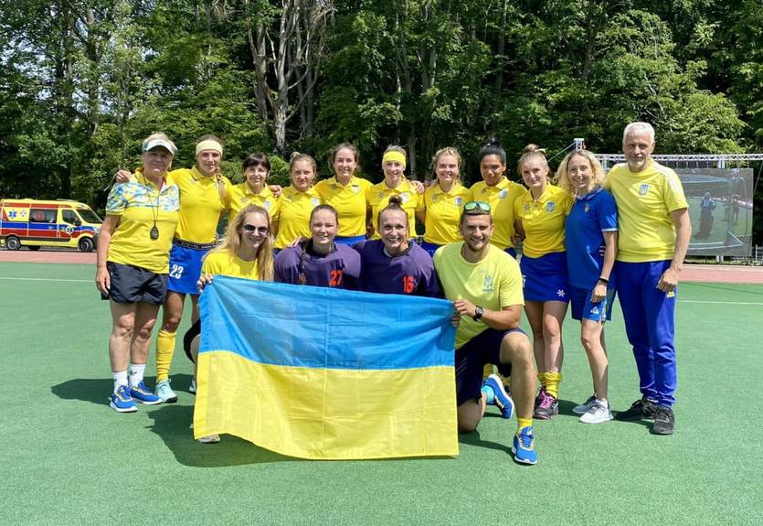 Женская сборная Украины по хоккею на траве завоевала бронзу на чемпионате Европы