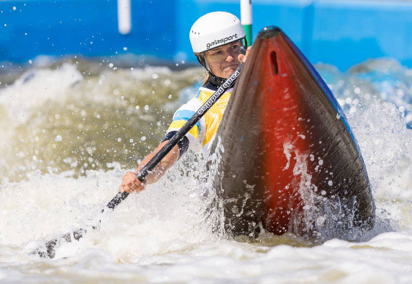 Ус неочікувано стала чемпіонкою Європейських ігор-2023 у веслувальному слаломі Ус неочікувано стала чемпіонкою Європейських ігор-2023 у веслувальному слаломі