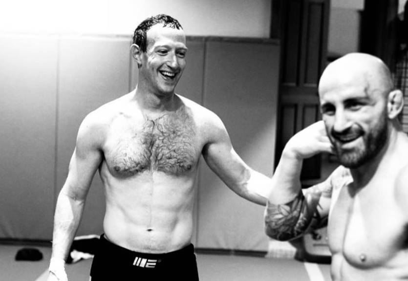 Цукерберг обскакал Маска и провел тренировку с двумя действующими чемпионами UFC