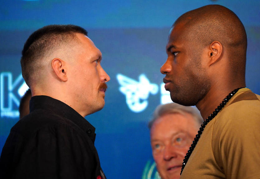 Усик и Дюбуа провели вторую дуэль взглядов