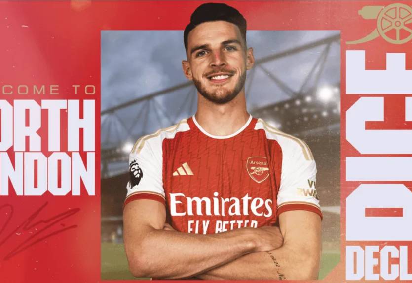 Офіційно: Деклан Райс – гравець Арсеналу