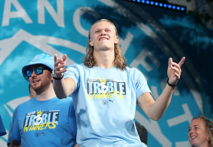 "Б**ть, он забил более 60 голов за сезон": Гвардиола высказался об адаптации Холанда