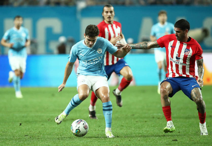 Манчестер Сити в товарищеском матче потерпел поражение от Атлетико