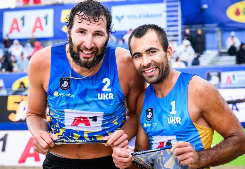 Українці вперше виграли медаль чемпіонату Європи з пляжного волейболу