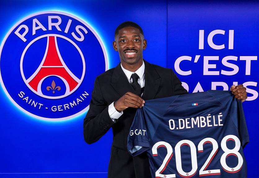 ПСЖ официально объявил о приобретении Дембеле