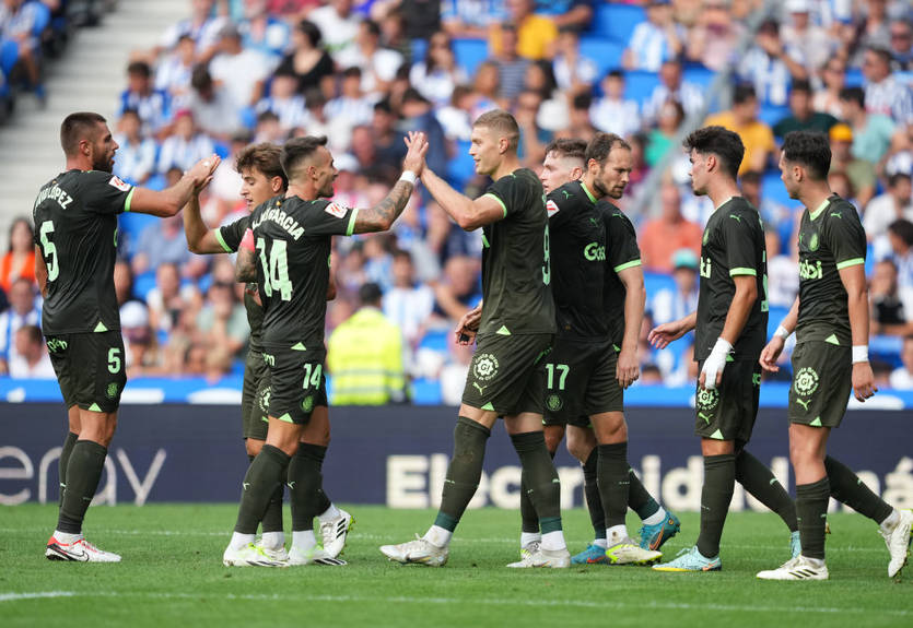 Довбик - лучший футболист Жироны в матче против Реал Сосьедада