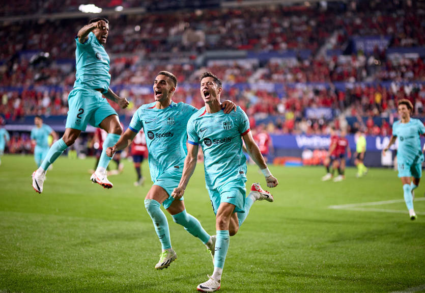 Барселона с помощью пенальти дожала на выезде Осасуну