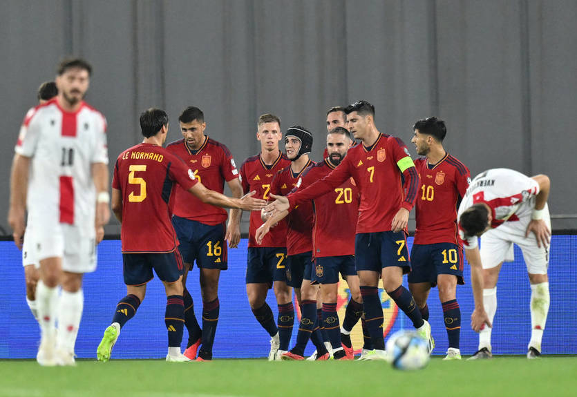Іспанія знищила збірну Грузії у рамках відбору на Євро-2024 Іспанія знищила збірну Грузії у рамках відбору на Євро-2024