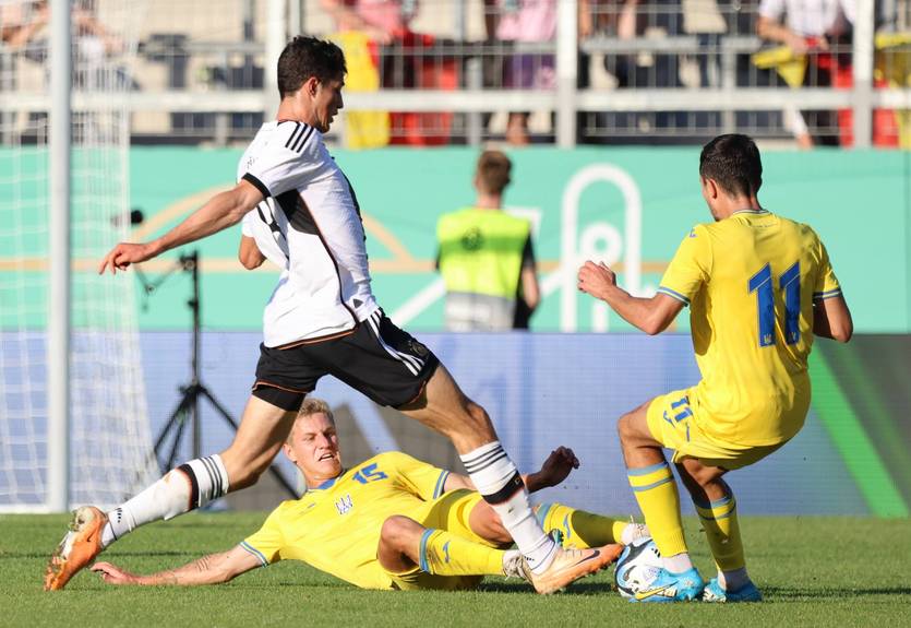 Сборная Украины U21 уступила в товарищеском матче ровесникам из Германии