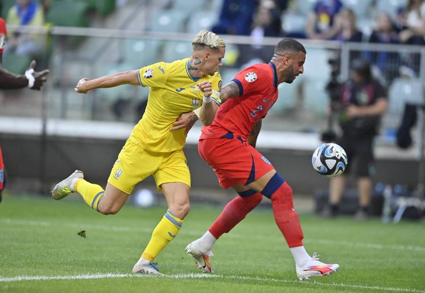 Украина cмогла удержать ничью с Англией