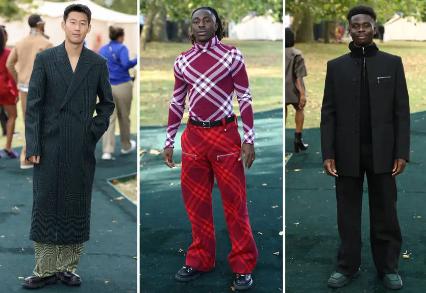 Удивили дизайнерскими нарядами: Звезды клубов АПЛ приняли участие в недели моды в Лондоне