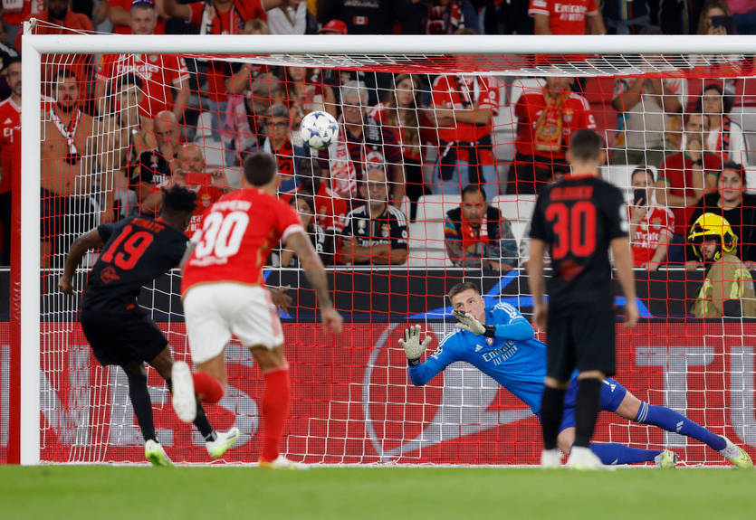 Бенфика - Зальцбург 0:2 видео голов и лучших моментов матча Лиги чемпионов