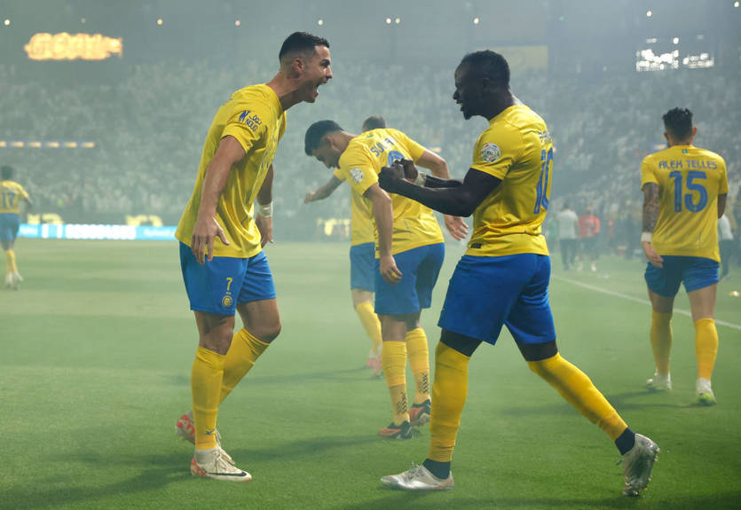 Дубль Роналду помог Ан-Насру одолеть Аль-Ахли в матче с семью голами