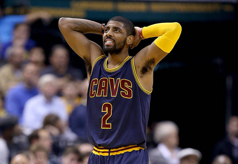 Ірвінг був злий після завоювання чемпіонства НБА 2016 року з Клівлендом Ірвінг був злий після завоювання чемпіонства НБА 2016 року з Клівлендом